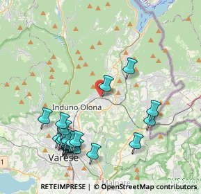 Mappa Via Alessandro Volta, 21051 Arcisate VA, Italia (4.6415)