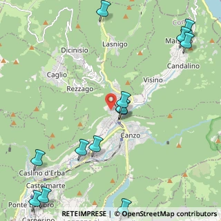Mappa Via Vigna Volta, 22033 Asso CO, Italia (2.89846)