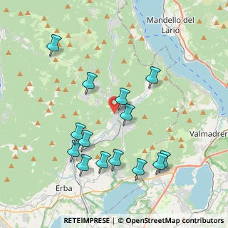 Mappa Via Vigna Volta, 22033 Asso CO, Italia (4.065)