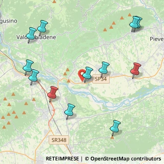 Mappa Via Alnè Bosco, 31020 Vidor TV, Italia (5.12667)