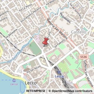 Mappa Via Col di Lana, 14, 23900 Lecco, Lecco (Lombardia)