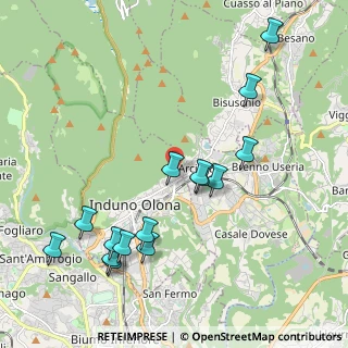 Mappa Via Garbino, 21056 Induno Olona VA, Italia (2.196)
