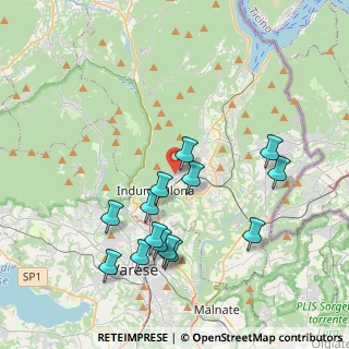 Mappa Via Garbino, 21056 Induno Olona VA, Italia (3.90357)