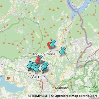 Mappa Via Garbino, 21056 Induno Olona VA, Italia (3.94833)