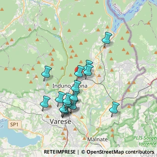 Mappa Via Garbino, 21056 Induno Olona VA, Italia (3.45412)