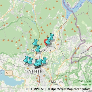 Mappa Via Garbino, 21056 Induno Olona VA, Italia (3.56417)