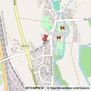 Mappa Via delle scuole 8, 33052 Cervignano del Friuli, Udine (Friuli-Venezia Giulia)