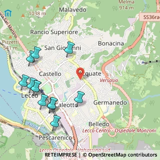 Mappa Viale Montegrappa, 23900 Lecco LC, Italia (1.25417)