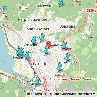 Mappa Viale Montegrappa, 23900 Lecco LC, Italia (1.12538)