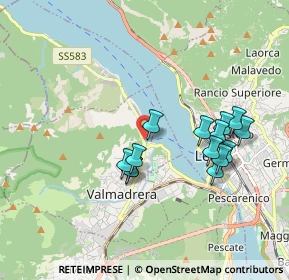 Mappa SS 583, 23868 Valmadrera LC, Italia (1.66714)