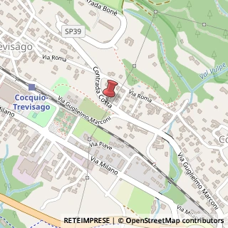 Mappa Via del sasso 8, 21033 Cocquio-Trevisago, Varese (Lombardia)