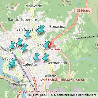 Mappa Via Canto, 23900 Lecco LC, Italia (1.11364)