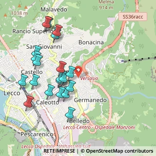Mappa Via Canto, 23900 Lecco LC, Italia (1.04)
