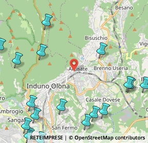 Mappa Via Matteotti, 21051 Arcisate VA, Italia (3.386)