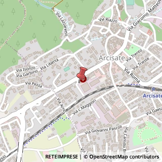 Mappa Via degli Isarci, 4, 21051 Arcisate, Varese (Lombardia)