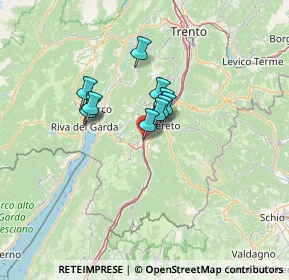 Mappa Via Alle Fornaci, 38068 Rovereto TN, Italia (8.50091)