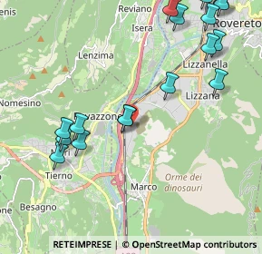 Mappa Via Alle Fornaci, 38068 Rovereto TN, Italia (2.53118)