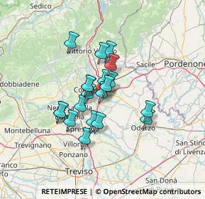 Mappa Via Micellina, 31010 Mareno di Piave TV, Italia (9.546)