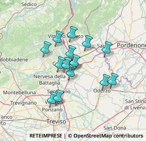 Mappa Via Micellina, 31010 Mareno di Piave TV, Italia (10.665)