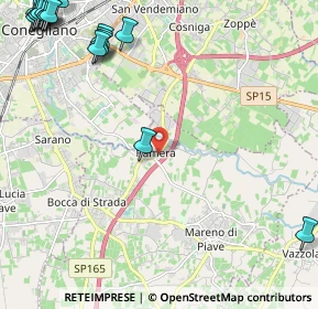 Mappa Via Micellina, 31010 Mareno di Piave TV, Italia (3.51647)