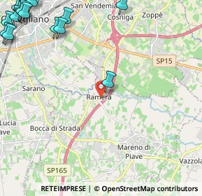 Mappa Via Micellina, 31010 Mareno di Piave TV, Italia (3.69625)