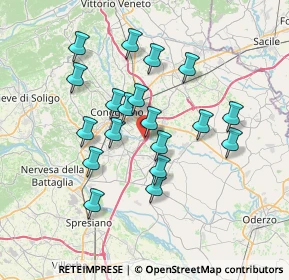 Mappa Via Micellina, 31010 Mareno di Piave TV, Italia (6.29105)