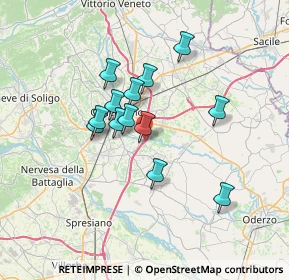 Mappa Via Micellina, 31010 Mareno di Piave TV, Italia (5.37)