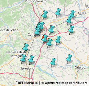 Mappa Via Micellina, 31010 Mareno di Piave TV, Italia (6.825)