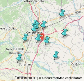 Mappa Via Micellina, 31010 Mareno di Piave TV, Italia (6.14273)