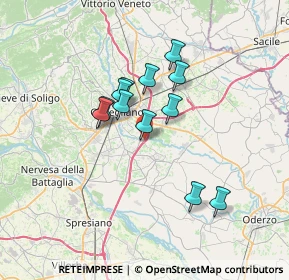 Mappa Via Micellina, 31010 Mareno di Piave TV, Italia (5.35167)