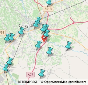 Mappa Via Micellina, 31010 Mareno di Piave TV, Italia (5.445)