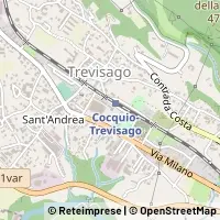 Kaart Cocquio-Trevisago