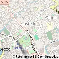 Kaart Lecco