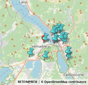 Mappa Via Privata dei Bravi, 23868 Valmadrera LC, Italia (2.82286)