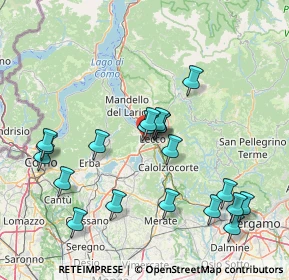 Mappa Via Privata dei Bravi, 23868 Valmadrera LC, Italia (15.8925)