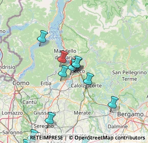 Mappa Via Privata dei Bravi, 23868 Valmadrera LC, Italia (16.95083)