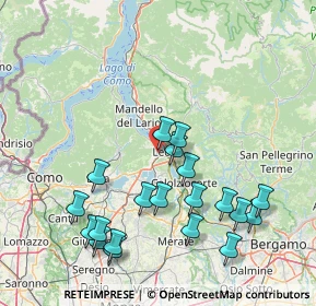 Mappa Via Privata dei Bravi, 23868 Valmadrera LC, Italia (17.084)