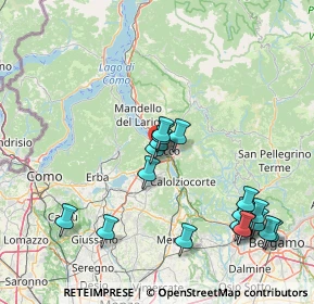 Mappa Via Privata dei Bravi, 23868 Valmadrera LC, Italia (17.07722)