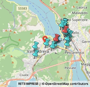 Mappa Via Privata dei Bravi, 23868 Valmadrera LC, Italia (1.492)