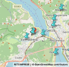 Mappa Via Privata dei Bravi, 23868 Valmadrera LC, Italia (2.6775)