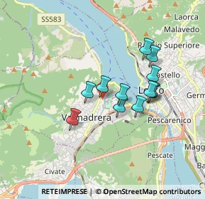 Mappa Via Privata dei Bravi, 23868 Valmadrera LC, Italia (1.3875)