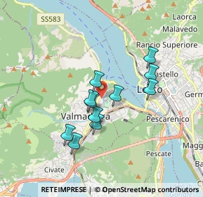 Mappa Via Privata dei Bravi, 23868 Valmadrera LC, Italia (1.39273)