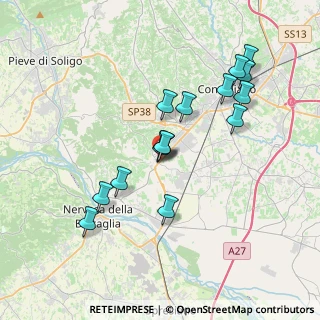 Mappa Via Conegliano, 31058 Treviso TV, Italia (3.482)