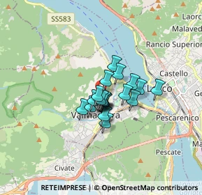 Mappa Via Preguda, 23868 Valmadrera LC, Italia (0.8715)