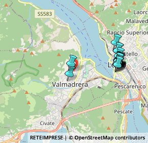 Mappa Via Preguda, 23868 Valmadrera LC, Italia (2.01632)