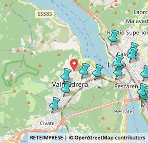 Mappa Via Preguda, 23868 Valmadrera LC, Italia (2.34154)