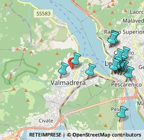 Mappa Via Preguda, 23868 Valmadrera LC, Italia (2.20235)
