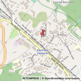 Mappa Via Cocquio,  9, 21026 Gavirate, Varese (Lombardia)