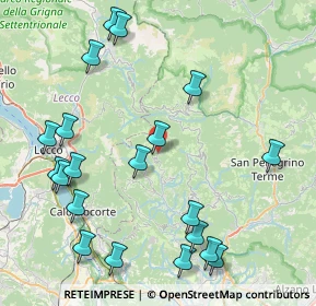 Mappa Via Papa Giovanni XXIII, 24030 Fuipiano Valle Imagna BG, Italia (9.9645)