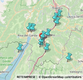 Mappa Via Scuole, 38065 Mori TN, Italia (11.6675)